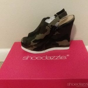 Wedge Camo Sandals